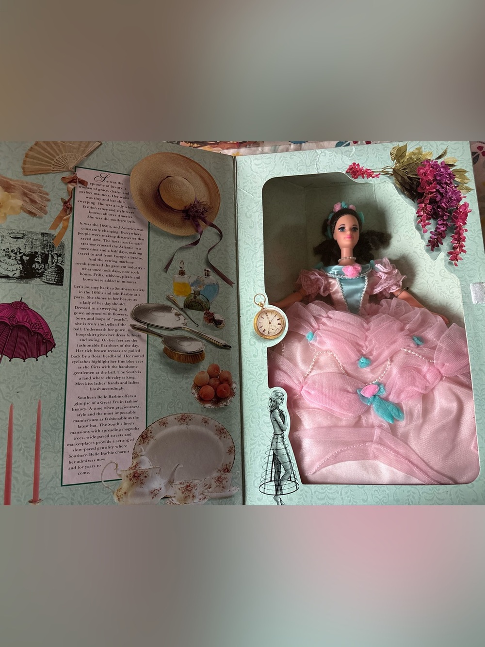 1850s Southern Bell Barbie - The Great Eras Collection - Picture 2 of 4